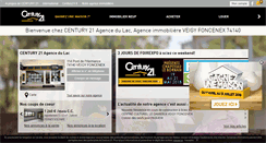 Desktop Screenshot of century21-adl-veigy.com